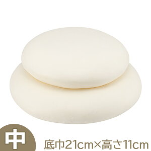 お鏡餅 樹脂製 白 中(二升重ね) 底巾21cm×高さ11cm【送料無料】【お盆用品 仏具 神具 お正月 飾り お餅 三宝 寺院用仏具 寺院仏具 日本製 国産品】