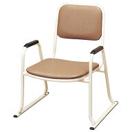 【寺院用仏具】肘付本堂用お詣り椅子 SH-300E （スチールパイプ製） 巾52cm×奥行49cm【送料無料】【お盆…