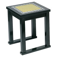 【寺院用仏具】内陣用椅子 黒塗 R-1140 巾33.5cm×奥行33.5cm【送料無料】【お盆用品 仏具 お彼岸 寺院用…