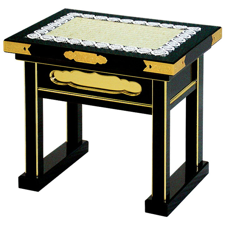 楽天市場】【寺院用仏具】内陣用椅子 黒塗面金塗 金具打 R-1103 巾40cm 