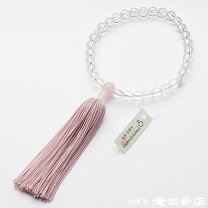 楽天市場】天然水晶 数珠の通販