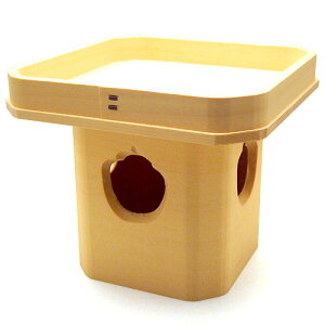 三宝(白木) 6寸 巾18cm×高さ15cm【送料無料】【神具 三方 木製 桧 檜 ひのき ヒノキ】