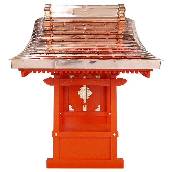 楽天市場】外宮 朱塗り ほこら宮(木印) 1.5尺 高さ141cm×屋根巾100cm 