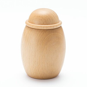 ミニ骨壷 ココスウッド ナチュラル 直径5cm×高さ7.5cm 手元供養【送料無料】【お盆用品 仏具 お彼岸 木製 無垢 骨壷 骨つぼ 分骨 納骨 遺骨 粉骨 ミニ 小さい モダン パーソナル供養 日本製】
