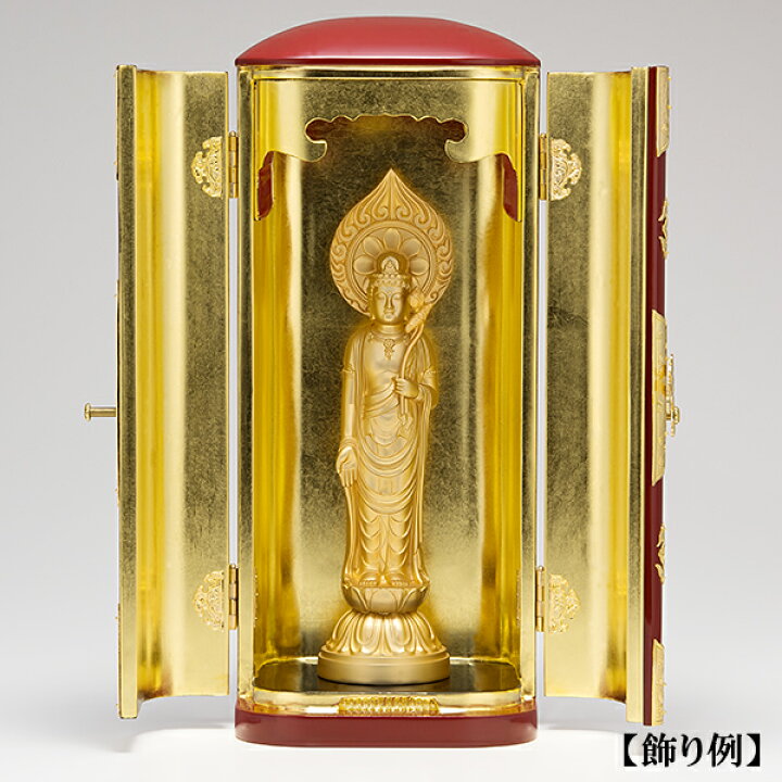 楽天市場】丸厨子 普通巾 朱塗り 5寸 高さ17.8cm×巾7.8cm 【送料無料 