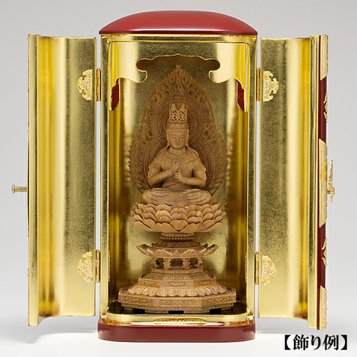 楽天市場】丸厨子 中巾 朱塗り 8寸 高さ28.4cm×巾13.7cm 【送料無料 