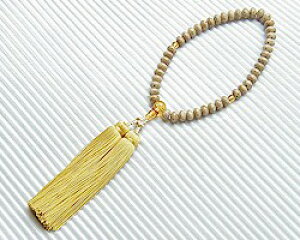 【数珠・天然石・京念珠・京都】 【数珠 星月】【数珠 女性用】女性向星月菩提樹 原色琥珀入 弥勒房