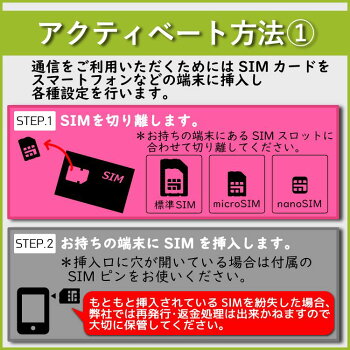 アクティベート方法1