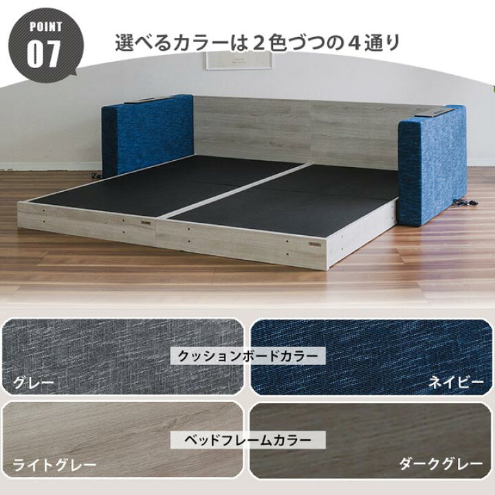 楽天市場】グランツ 正規代理店 ベッドフレーム ツインベッド ツイン 