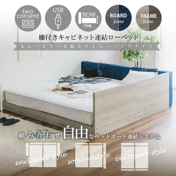 楽天市場】グランツ 正規代理店 ベッドフレーム ツインベッド ツイン 