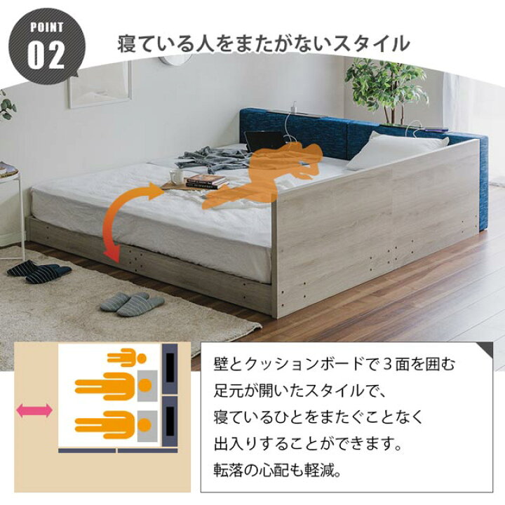楽天市場】グランツ 正規代理店 ベッドフレーム ツインベッド ツイン 