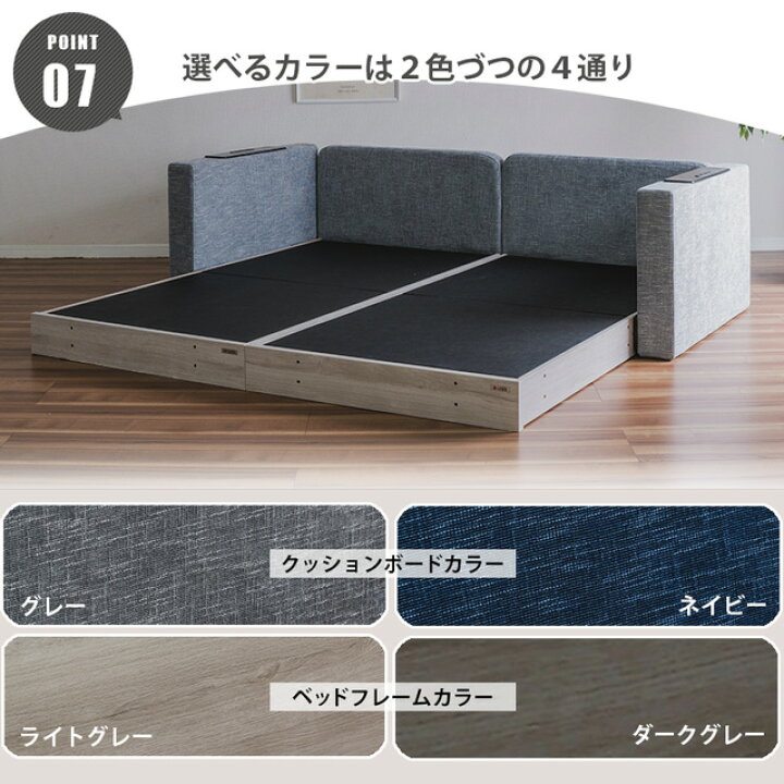 楽天市場】グランツ 正規代理店 ベッドフレーム ツインベッド ツイン 