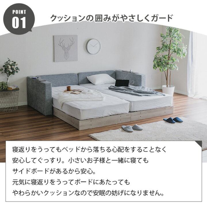 楽天市場】グランツ 正規代理店 ベッドフレーム ツインベッド ツイン 