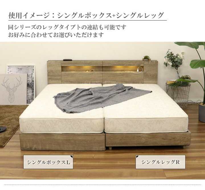 楽天市場】ベッドマットレス付き ベッドマットレスセット シングル 