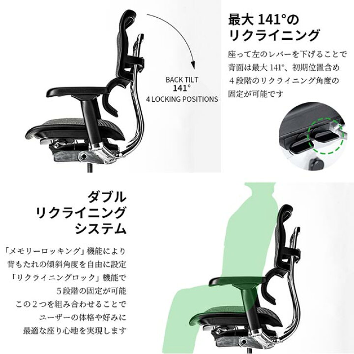 楽天市場】2025年新型 レビュー特典あり エルゴヒューマン プロ2 