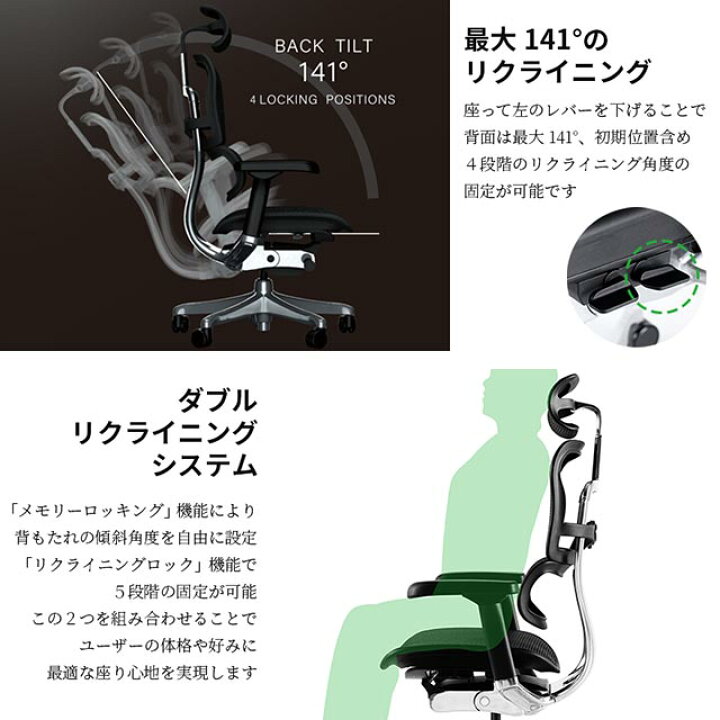 新型 レビュー特典あり 組立設置付 エルゴヒューマン プロ2 Ergohuman 