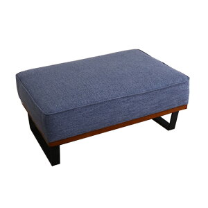 スツール オットマン 足置き ソファ ソファー おしゃれ 1人掛け ファブリック ブルー グレー シンプル 組み合わせ 広々 お掃除ロボット対応 カウチ スチール脚 1人掛けソファ 一人掛けソファ