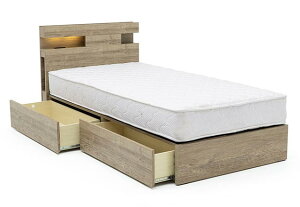 ベッドフレーム シングルベッド シングル ベッド フレーム フレーム単品 フレームのみ おしゃれ 収納付き 引き出し コンセント付 照明付 宮付 木製 高級 棚付 ラクロス ベッド ベット お洒落