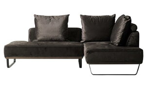 ソファ ソファー カウチソファ ファブリック生地 撥水生地 アイアン脚 クッション付き 木フレーム L字 コーナーソファ カウチ l字 l字ソファ コーナー 3人掛け おしゃれ カウチソファー コー