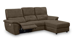 関家具 正規代理店 ソファ ソファー リクライニングソファ 3人掛け 電動リクライニング 電動リクライニングソファ 電動ソファ おしゃれ プライム生地 カウチソファ 電動 カウチ Dorago リラッ