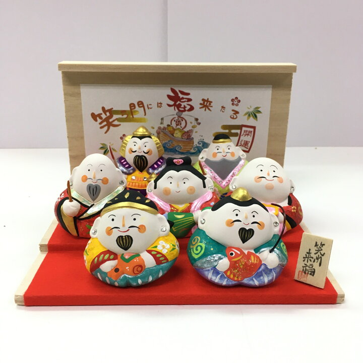 楽天市場】七福神 置物 【セット】 送料無料 インテリア 雑貨 癒し 
