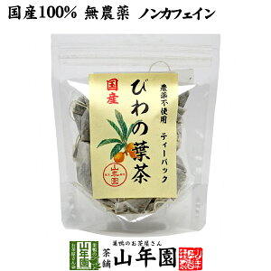 【国産100%】びわ茶 びわの葉茶 ティーパック 1.5g×20パック 宮崎産 鹿児島県産 無農薬 ノンカフェイン 送料無料 ティーバッグ 枇杷茶 枇杷の葉 国産 ビワ ビワの葉 高級 ギフト プレゼント