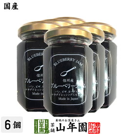 【国産】信州産ブルーベリージャム 150g×6個セットBLUE BERRY JAM Made in Japan 送料無料 国産 緑茶 ダイエット ギフト プレゼント 母の日 父の日 プチギフト お茶 内祝い 2024