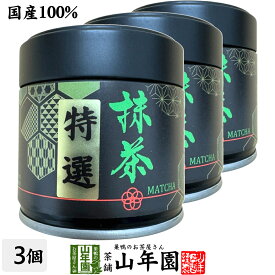 【静岡・鹿児島県産】抹茶 特選 30g×3個セット送料無料 缶入り 上品な香りとコク お菓子・抹茶ラテにも 茶師厳選 抹茶 特選 静岡 抹茶 鹿児島 抹茶 30g 抹茶ラテ用 抹茶 スイーツ用 山年園 抹茶 敬老の日 2026 プレゼント お土産 matcha Japanese greentea