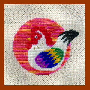 yBrodeesz hJLbg K275@Seasonal Cross-stitch kit x@ Ƃ