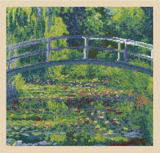 中級～上級者向 期間限定お試し価格 クロスステッチキット 新入荷　流行 クロスステッチ 刺繍キット BL1111 71 Claude Monet 1899年 モネ pond water-lily The - 睡蓮の池 クロード