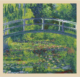 【DMC】 クロスステッチ 刺繍キット BL1111/71 Claude Monet - The water-lily pond クロード・モネ　「睡蓮の池」　1899年 【あす楽】【送料無料】【HLS_DU】