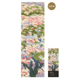 【DMC】 クロスステッチ 刺繍キット BL1150/73 ウィリアム・ジャイルズ 「花の木」Cherry Blossom ブックマーク（しおり） 【あす楽】