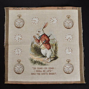 yART de LYSz Alice in Wonderland 8718 LATE RABBIT@SuDpln i36×36cmj@yyzyHLS_DUz