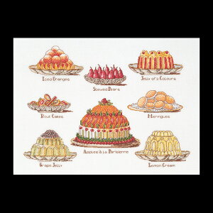 yeAEO[xk[z NXXeb`Lbg 2096-7A Sweet Dishes yz񂹁i1`2j