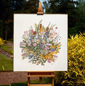 �yPermin of Copenhagen�z�N���X�X�e�b�`�h�J�L�b�g Waterflowers 70-7300 �i�y���~���E�f���}�[�N�j�y���������z�����[