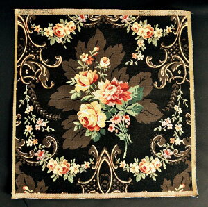 ݌ɌyART de LYSz 8757N BOUQUET CLASSIQUE - FOND NOIR@SuDpln i50×50cmj@yyzyHLS_DUz