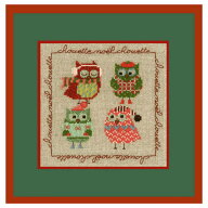 【ル ボヌール デ ダム】刺繍キット 2270 Christmas Owl クリスマスふくろう 【あす楽】【HLS_DU】