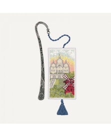 ★新発売★【ル・ボヌール・デ・ダム】 クロスステッチ 刺繍キット 4617 Bookmark Montmartre モンマルトル ブックマーク（しおり）　【あす楽】【メール便】