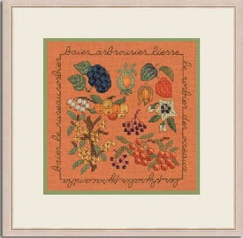 ★新発売★【ルボヌールデダム】クロスステッチ刺繍キット 2283 Autumn Flowers 秋の花 (Le Bonheur des Dames / France)