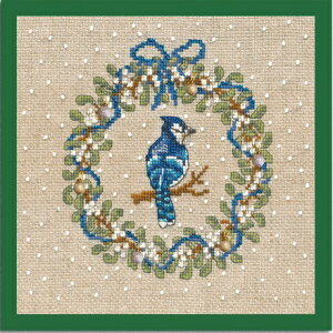 ���V�������y���E�{�k�[���E�f�E�_���z�h�J�L�b�g 2688 January Wreath Jay Bird 1���̃��[�X�i�J�P�X�j�y�����y�z