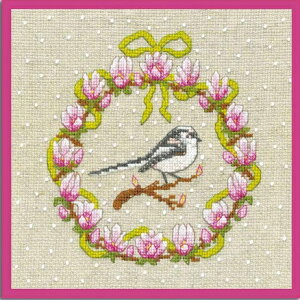���V�������y���E�{�k�[���E�f�E�_���z�h�J�L�b�g 2690 March Wreath Long-Tailed Tit 3���̃��[�X�i�V�W���E�J���j�y�����y�z