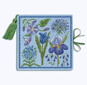 ���V�������y���E�{�k�[���E�f�E�_���z �N���X�X�e�b�` �h�J�L�b�g 3483 Needle case Blue Flowers �u���[�t�����[�i�j�[�h���P�[�X�j
