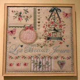 【Madame la Fee】 マダムラフェ クロスステッチ 刺繍キット 143 Les Beaux Jours 美しい日々 【送料無料】【あす楽】【HLS_DU】