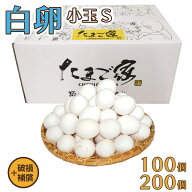 けいちゃんたまご 白卵 S 100個（約5kg）／200個（約10kg） 生食用 破損補償つき 九州産 鶏卵 たまご