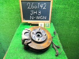 【中古】中古部品 N−WGN JH3 左フロントナックルハブ 【3330990200-000026014244340】