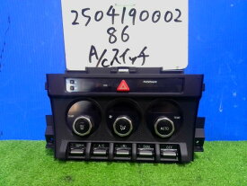 【中古】中古部品 86 ZN6 A/Cスイッチパネル 【3310220100-250419000260900】