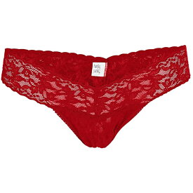 hanky panky　タンガ　レッド ONE　/ハンキーパンキー Tバック レディース セクシー 下着 ショーツ レース 単品 総レース ローライズ ショーツ なめらか 柔らか ストレッチ ひびきにくい ランジェリー 【コンパクト】