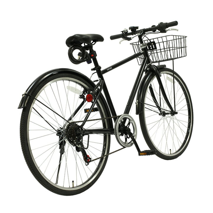 楽天市場】【自転車専門店】 つや消しカラー クロスバイク カギ カゴ 