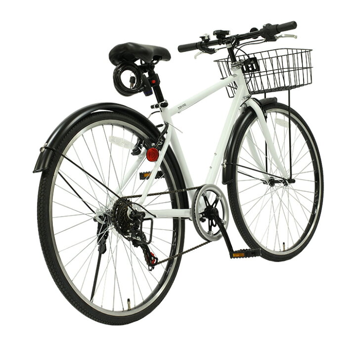 楽天市場】【自転車専門店】 つや消しカラー クロスバイク カギ カゴ 