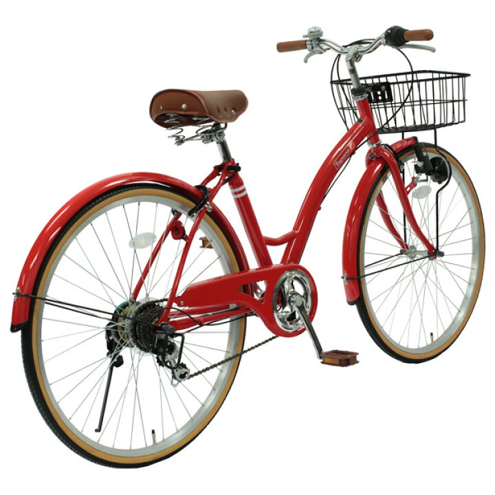 楽天市場】【自転車専門店】自転車 26インチ シティサイクル シマノ6段 